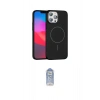MARSİLYAN™- iPhone 15 Pro Max Kılıf Siluet Doku Özel Seri - Siyah Joko Magic 5D Cam