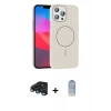 MARSİLYAN™- iPhone 15 Pro Max Kılıf Siluet Doku Özel Seri - Siyah Joko Magic 5D Cam + Raze Metal Kamera Lens - LT