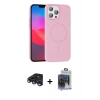 MARSİLYAN™- iPhone 15 Pro Max Kılıf Siluet Doku Özel Seri - Siyah Vanessa Magic Cam + Raze Metal Kamera Lens - LT