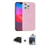 MARSİLYAN™- iPhone 15 Pro Max Kılıf Siluet Doku Özel Seri - Siyah Vanessa Magic Cam + Siyah Raze Metal Kamera Lens