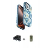 MARSİLYAN™- iPhone 15 Pro Max Kılıf Siluet Doku - Siyah Joko Magic 5D Hayalet Cam + Raze Metal Kamera Lens - LT