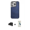 MARSİLYAN™- iPhone 15 Pro Max Kılıf Siluet Form Serisi - Şeffaf Pasifik Cam Ekran Koruyucu + Raze Metal Kamera Lens - TMGI
