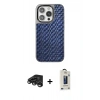 MARSİLYAN™- iPhone 15 Pro Max Kılıf Siluet Form Serisi - Siyah Bilvis Hayalet Cam Ekran Koruyucu + Raze Metal Kamera Lens - TMGI
