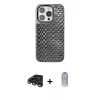 MARSİLYAN™- iPhone 15 Pro Max Kılıf Siluet Form Serisi - Siyah Joko Magic 5D Cam + Raze Metal Kamera Lens - TMGI