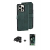 MARSİLYAN™- iPhone 15 Pro Max Kılıf Siluet Işık Serisi - Şeffaf 360 Full Body Arka Koruyucu + Gümüş Raze Metal Kamera Lens