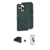 MARSİLYAN™- iPhone 15 Pro Max Kılıf Siluet Işık Serisi - Şeffaf Pasifik Cam Ekran Koruyucu + Lacivert Raze Metal Kamera Lens