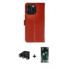 MARSİLYAN™- iPhone 15 Pro Max Kılıf Siluet Işık Serisi - Siyah 360 Mat Full Body Arka Koruyucu + Siyah Raze Metal Kamera Lens