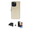 MARSİLYAN™- iPhone 15 Pro Max Kılıf Siluet Işık Serisi - Siyah 3D Antistatik Mat Seramik Nano Ekran Koruyucu + Raze Metal Kamera Lens - GS