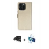 MARSİLYAN™- iPhone 15 Pro Max Kılıf Siluet Işık Serisi - Siyah 3D Antistatik Seramik Nano Ekran Koruyucu + Raze Metal Kamera Lens - GS