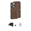 MARSİLYAN™- iPhone 15 Pro Max Kılıf Siluet Işık Serisi - Siyah Bilvis 0.18mm Plus Cam Ekran Koruyucu + Raze Metal Kamera Lens - GS