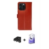 MARSİLYAN™- iPhone 15 Pro Max Kılıf Siluet Işık Serisi - Siyah Bilvis 5in1 5D Magic Hayalet Cam Ekran Koruyucu + Raze Metal Kamera Lens - TMGI