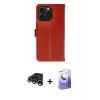 MARSİLYAN™- iPhone 15 Pro Max Kılıf Siluet Işık Serisi - Siyah Bilvis 5in1 5D Magic Hayalet Cam Ekran Koruyucu + Raze Metal Kamera Lens - GS