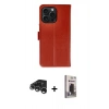 MARSİLYAN™- iPhone 15 Pro Max Kılıf Siluet Işık Serisi - Siyah Bilvis Hayalet Cam Ekran Koruyucu + Raze Metal Kamera Lens - GS