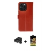 MARSİLYAN™- iPhone 15 Pro Max Kılıf Siluet Işık Serisi - Siyah Buffer Cam Ekran Koruyucu + Raze Metal Kamera Lens - GS