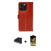 MARSİLYAN™- iPhone 15 Pro Max Kılıf Siluet Işık Serisi - Siyah Buffer Cam Ekran Koruyucu + Raze Metal Kamera Lens - LT