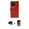 MARSİLYAN™- iPhone 15 Pro Max Kılıf Siluet Işık Serisi - Siyah Buffer Hayalet Cam Ekran Koruyucu + Raze Metal Kamera Lens - GS