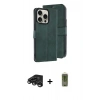 MARSİLYAN™- iPhone 15 Pro Max Kılıf Siluet Işık Serisi - Siyah Joko Magic 5D Hayalet Cam + Raze Metal Kamera Lens - TMGI