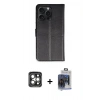 MARSİLYAN™- iPhone 15 Pro Max Kılıf Siluet Işık Serisi - Siyah Vanessa Magic Cam + PVD Metal Kamera Lens - GI