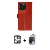 MARSİLYAN™- iPhone 15 Pro Max Kılıf Siluet Işık Serisi - Siyah Vanessa Magic Cam + PVD Metal Kamera Lens - GS
