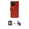 MARSİLYAN™- iPhone 15 Pro Max Kılıf Siluet Işık Serisi - Siyah Vanessa Magic Hayalet Cam + Siyah PVD Metal Kamera Lens