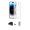 MARSİLYAN™- iPhone 15 Pro Max Kılıf Siluet Minimal Prime - Siyah Joko Magic 5D Cam + Raze Metal Kamera Lens - GS