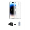 MARSİLYAN™- iPhone 15 Pro Max Kılıf Siluet Minimal Prime - Siyah Joko Magic 5D Cam + Raze Metal Kamera Lens - TMGI