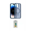 MARSİLYAN™- iPhone 15 Pro Max Kılıf Siluet Minimal Prime - Siyah Polymer Nano Ekran Koruyucu