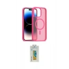 MARSİLYAN™- iPhone 15 Pro Max Kılıf Siluet Minimal Prime - Siyah Polymer Nano Ekran Koruyucu