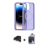 MARSİLYAN™- iPhone 15 Pro Max Kılıf Siluet Minimal Prime - Siyah Vanessa Magic Cam + Raze Metal Kamera Lens - GS