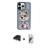 MARSİLYAN™- iPhone 15 Pro Max Kılıf Siluet Modern Özel Seri - Siyah Bilvis 3D Mat Cam Ekran Koruyucu + Raze Metal Kamera Lens - GS