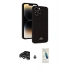MARSİLYAN™- iPhone 15 Pro Max Kılıf Vadi Çizgi Prime - Şeffaf Pasifik Cam Ekran Koruyucu + Raze Metal Kamera Lens - GS