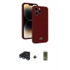 MARSİLYAN™- iPhone 15 Pro Max Kılıf Vadi Çizgi Prime - Siyah Joko Magic 5D Hayalet Cam + Raze Metal Kamera Lens - LT