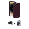 MARSİLYAN™- iPhone 15 Pro Max Kılıf Vadi Çizgi Prime - Siyah Vanessa Magic Cam + Raze Metal Kamera Lens - LT