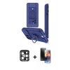 MARSİLYAN™- iPhone 15 Pro Max Kılıf Vadi Form Prime - Siyah 3D Antistatik Mat Seramik Nano Ekran Koruyucu + PVD Metal Kamera Lens - LT