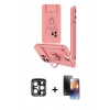 MARSİLYAN™- iPhone 15 Pro Max Kılıf Vadi Form Prime - Siyah 3D Antistatik Mat Seramik Nano Ekran Koruyucu + PVD Metal Kamera Lens - LT