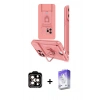 MARSİLYAN™- iPhone 15 Pro Max Kılıf Vadi Form Prime - Siyah Bilvis 5in1 3D Magic Cam Ekran Koruyucu + PVD Metal Kamera Lens - TU