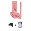 MARSİLYAN™- iPhone 15 Pro Max Kılıf Vadi Form Prime - Siyah Bilvis 5in1 3D Magic Cam Ekran Koruyucu + Raze Metal Kamera Lens - LT
