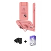 MARSİLYAN™- iPhone 15 Pro Max Kılıf Vadi Form Prime - Siyah Bilvis 5in1 3D Magic Cam Ekran Koruyucu + Raze Metal Kamera Lens - SH