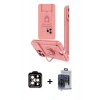 MARSİLYAN™- iPhone 15 Pro Max Kılıf Vadi Form Prime - Siyah Vanessa Magic Cam + PVD Metal Kamera Lens - TU