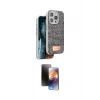 MARSİLYAN™- iPhone 15 Pro Max Kılıf Vadi Klasik Serisi - Siyah 3D Antistatik Mat Seramik Nano Ekran Koruyucu