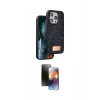 MARSİLYAN™- iPhone 15 Pro Max Kılıf Vadi Klasik Serisi - Siyah 3D Antistatik Mat Seramik Nano Ekran Koruyucu