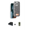 MARSİLYAN™- iPhone 15 Pro Max Kılıf Vadi Klasik Serisi - Siyah Joko Magic 5D Hayalet Cam + Raze Metal Kamera Lens - LT
