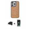 MARSİLYAN™- iPhone 15 Pro Max Kılıf Vadi Özel Seri - Şeffaf 360 Full Body Arka Koruyucu + Raze Metal Kamera Lens - TMGI