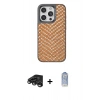 MARSİLYAN™- iPhone 15 Pro Max Kılıf Vadi Özel Seri - Siyah Joko Magic 5D Cam + Raze Metal Kamera Lens - TMGI