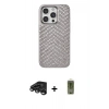 MARSİLYAN™- iPhone 15 Pro Max Kılıf Vadi Özel Seri - Siyah Joko Magic 5D Hayalet Cam + Raze Metal Kamera Lens - TMGI