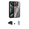 MARSİLYAN™- iPhone 15 Pro Max Kılıf Yadigar Asil Koleksiyonu - Siyah Joko Magic 5D Cam + Raze Metal Kamera Lens - GS