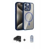 MARSİLYAN™- iPhone 15 Pro Max Kılıf Yadigar Asil Koleksiyonu - Siyah Joko Magic 5D Cam + Raze Metal Kamera Lens - GS