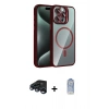 MARSİLYAN™- iPhone 15 Pro Max Kılıf Yadigar Asil Koleksiyonu - Siyah Joko Magic 5D Cam + Raze Metal Kamera Lens - LT