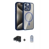 MARSİLYAN™- iPhone 15 Pro Max Kılıf Yadigar Asil Koleksiyonu - Siyah Joko Magic 5D Cam + Raze Metal Kamera Lens - LT