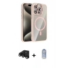 MARSİLYAN™- iPhone 15 Pro Max Kılıf Yadigar Asil Koleksiyonu - Siyah Joko Magic 5D Cam + Raze Metal Kamera Lens - SH